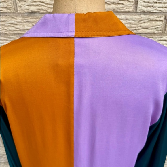 Farm Rio x Anthropologie Colorblock Button-Up Shirt - Picture 5 of 10